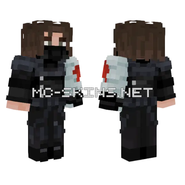 Mission Underway Minecraft skin, front and back