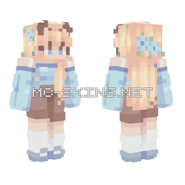 Mist On The Mountain Te Minecraft skin, front and back