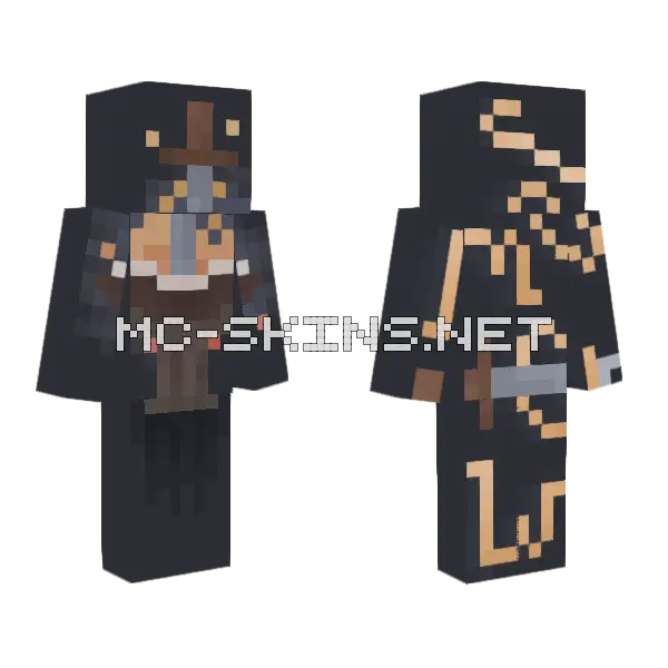 Mistress of War Story Ch 7 Minecraft skin, front and back