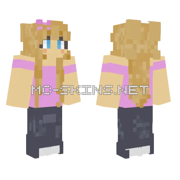 Misty 11 Minecraft skin, front and back