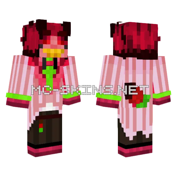 Mitarix Dont You Forget Minecraft skin, front and back