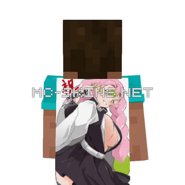Mitsuri Kanroji cape, outside and lining