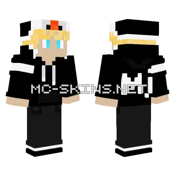 Mj A Fantasy World Minecraft skin, front and back