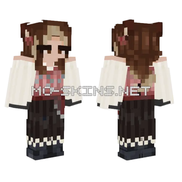 Mleembd Red 2026 Minecraft skin, front and back