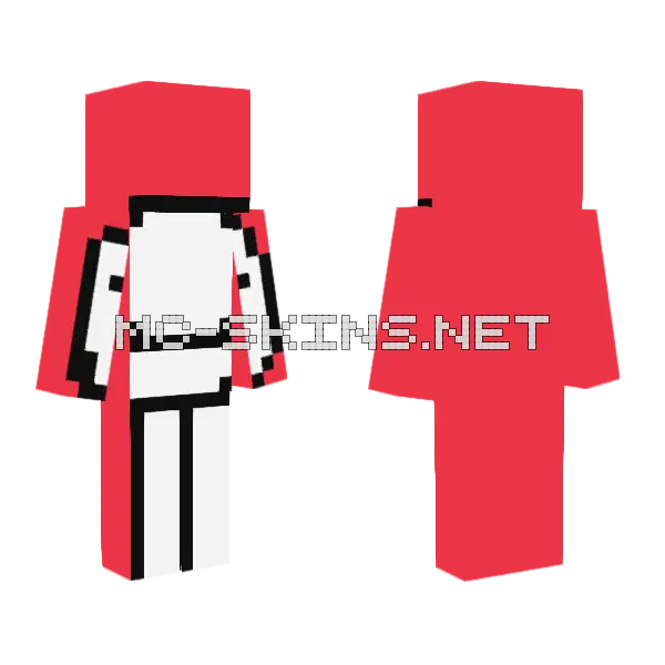 MLPE Minecraft skin, front and back