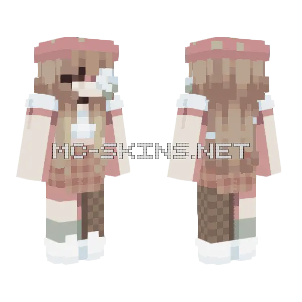 Mochhi FS Minecraft skin, front and back