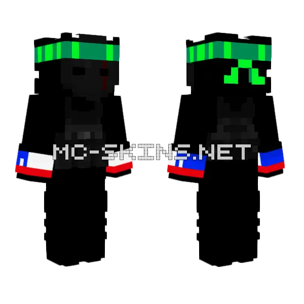 Mochibeibi Minecraft skin, front and back