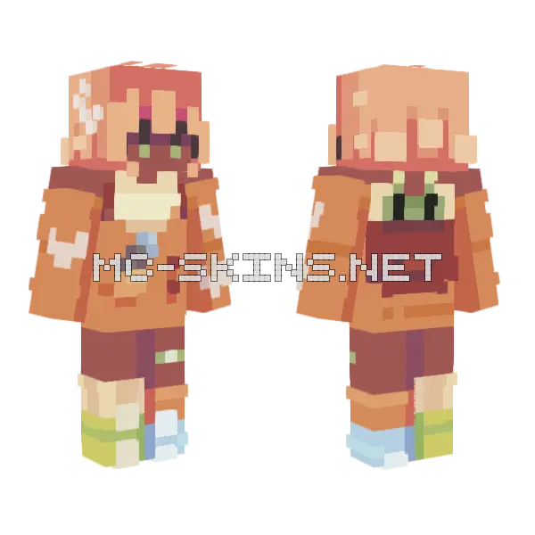 Modern E T Ce Minecraft skin, front and back