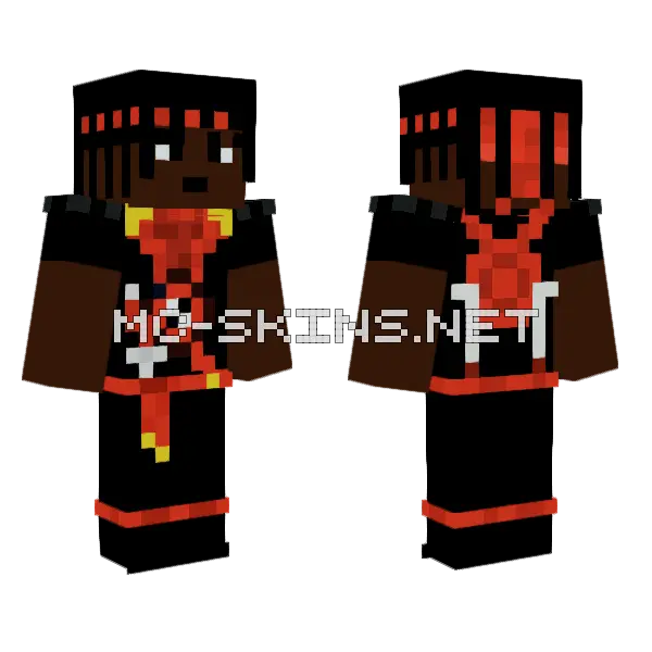 Moha Sene Ninja 2012 Minecraft skin, front and back