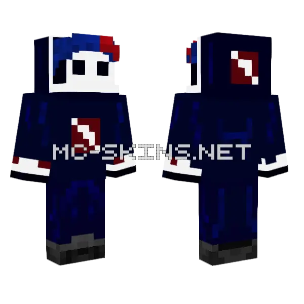 Mohammadhorror Minecraft skin, front and back