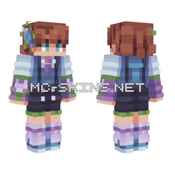 Moisteh Allied Allays Ashypants Minecraft skin, front and back
