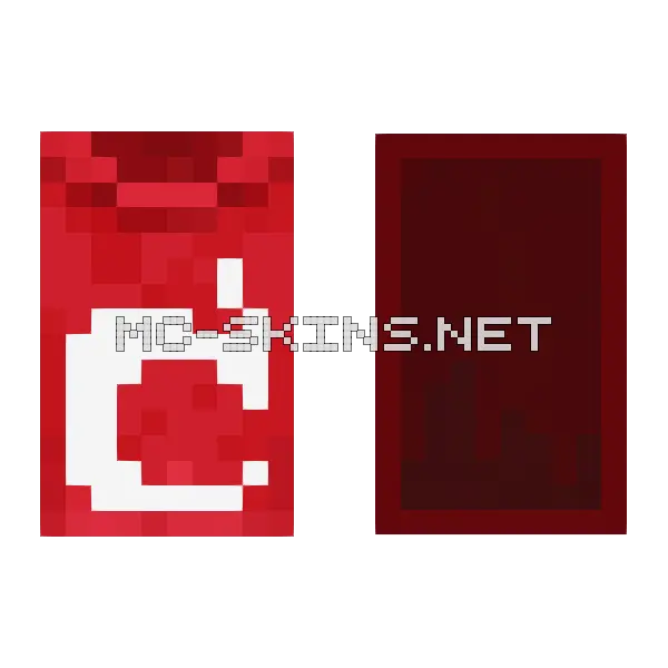 Mojang cape, outside and lining