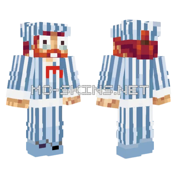 Mojang3 Minecraft skin, front and back