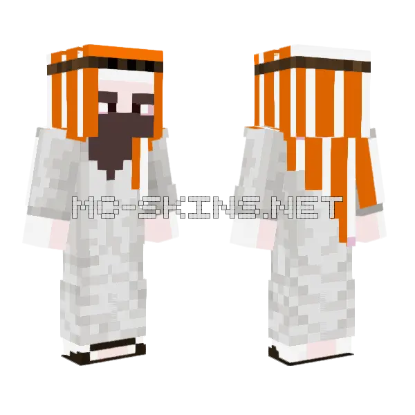 Moje Minecraft skin, front and back
