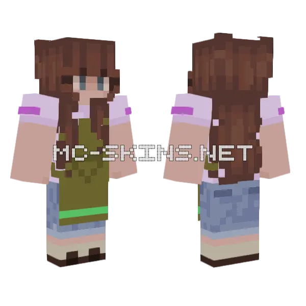 Molly Work Skin Here, front and back