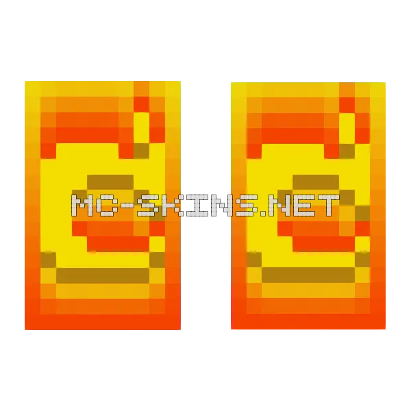 Molten Gold Ingot cape, outside and lining