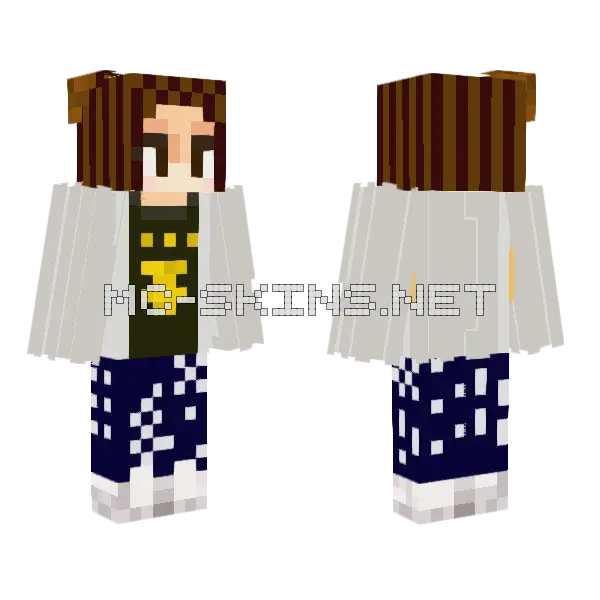 Mom Minecraft skin, front and back