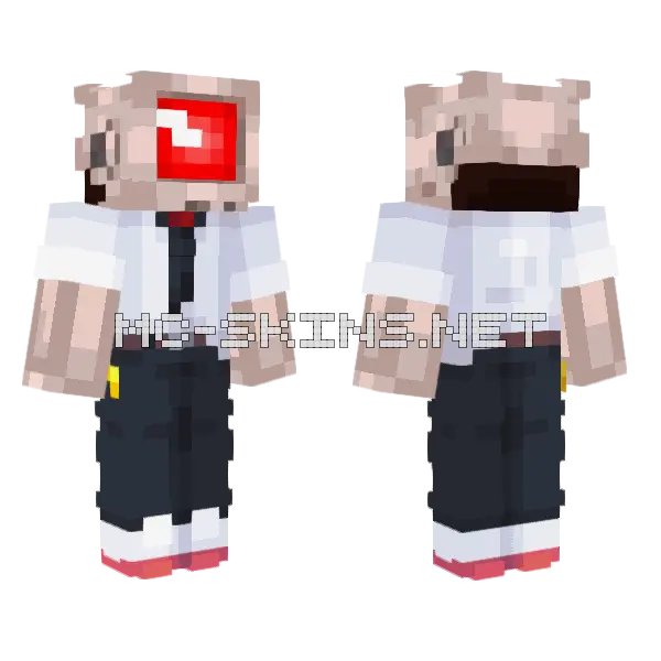 Momo Stray Business As Usual Minecraft skin, front and back