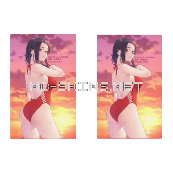 Momo Yaoyorozu Swimsuit cape, outside and lining