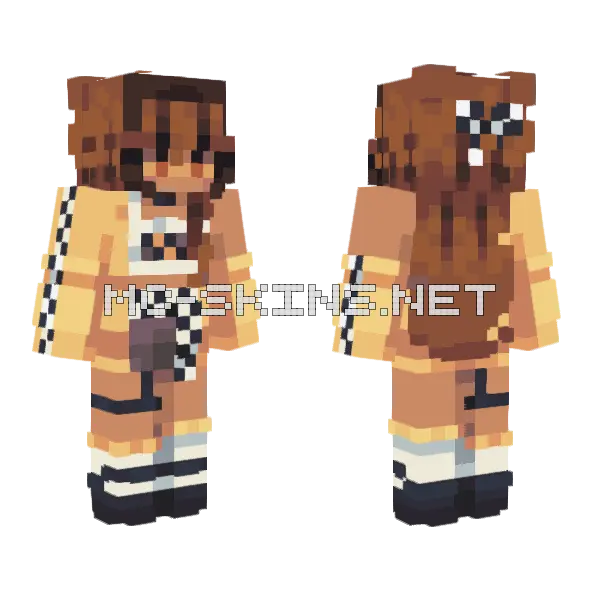 Monaco Sfa 16 Minecraft skin, front and back
