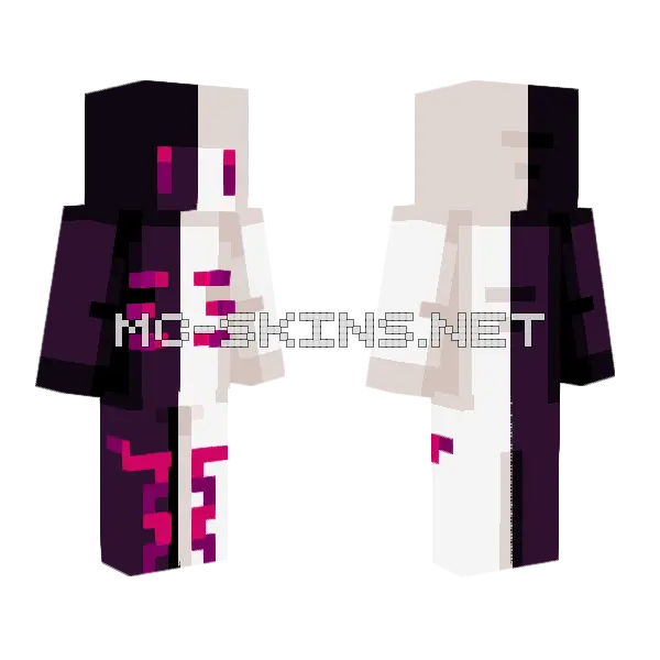 Mono Skin Minecraft skin, front and back