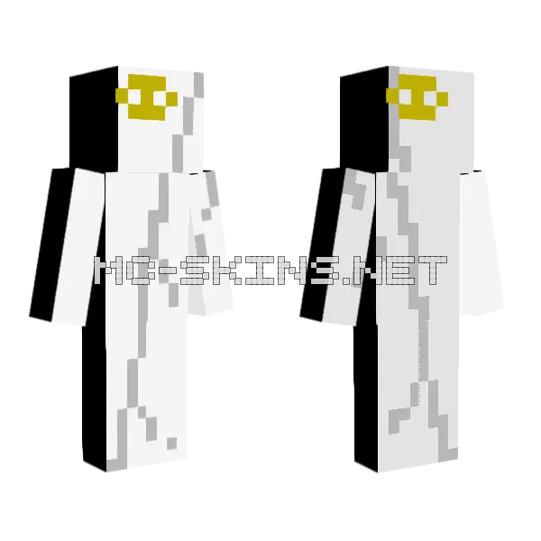Monochrome Checkerboard Outfit, front and back