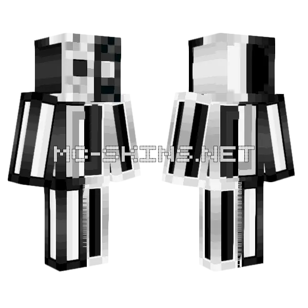 Monochrome Suit, front and back