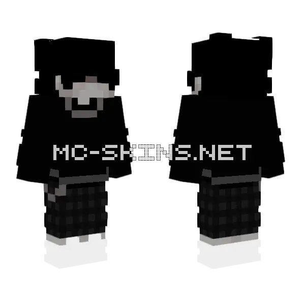Monokuma Trial Skin Minecraft skin, front and back