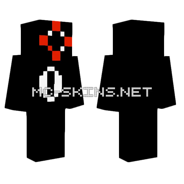 Monologue 3 Merciless Minecraft skin, front and back