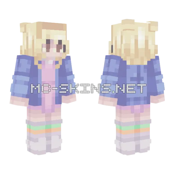 Monster Eleven Minecraft skin, front and back