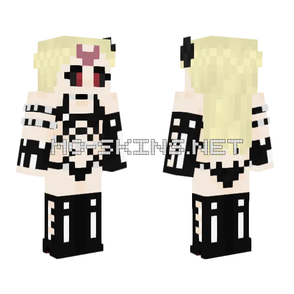 Monster Princess Skin Minecraft skin, front and back