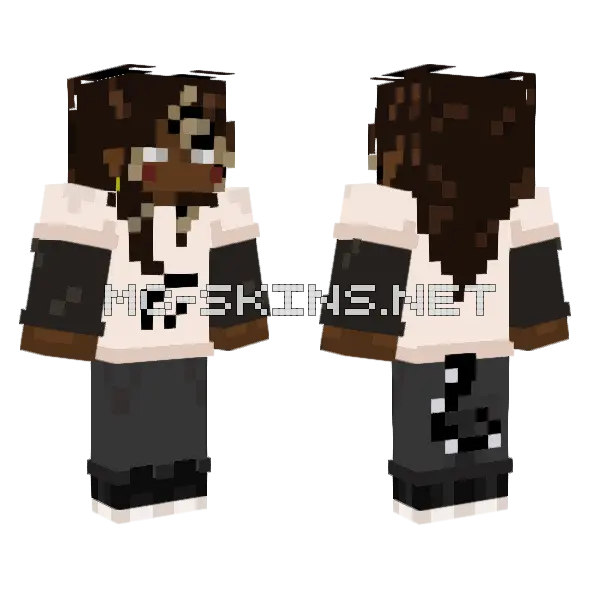 Montoya Garcia Minecraft skin, front and back