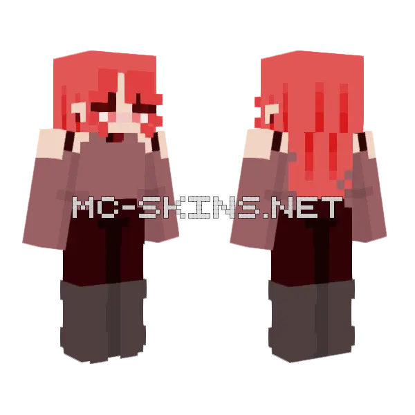 Moo Announcement Minecraft skin, front and back