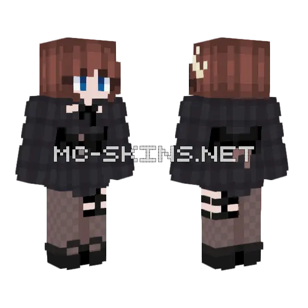 Moon In The Night Sky Minecraft skin, front and back