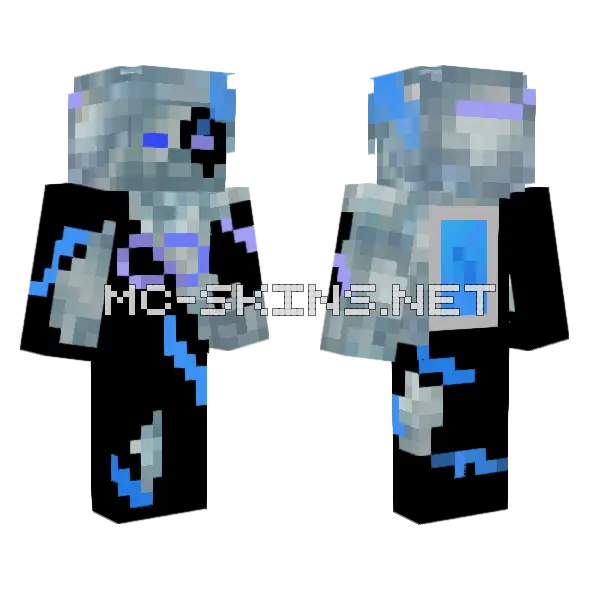 Moon Pool Balance Minecraft skin, front and back