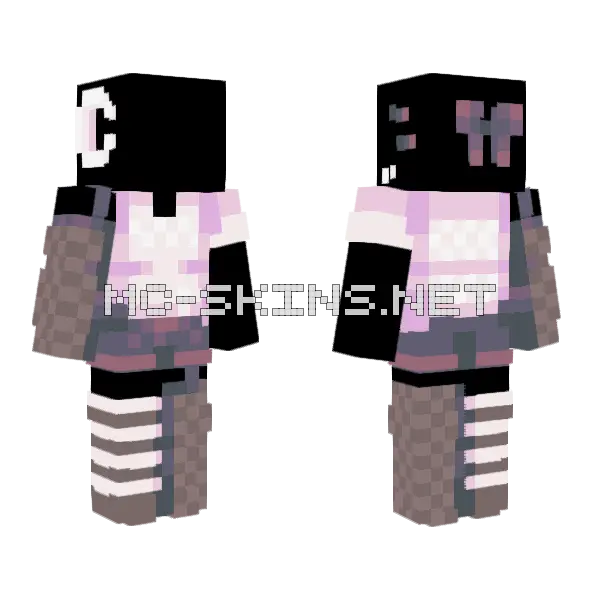 Moon Skin Minecraft skin, front and back