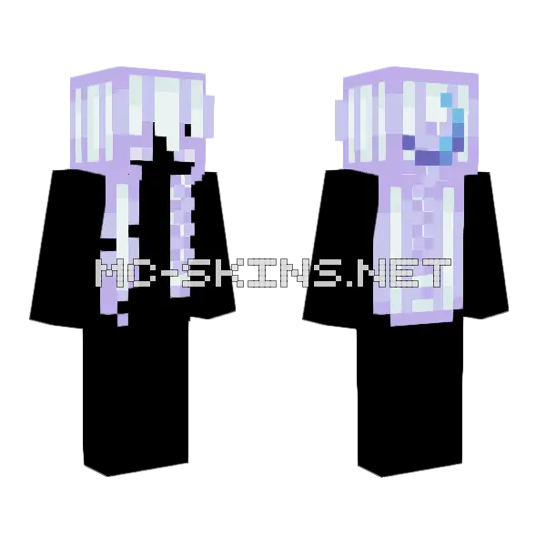 Moonbeam Hb Minecraft skin, front and back