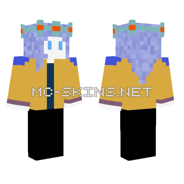 Moonchild Halloween 2 Minecraft skin, front and back