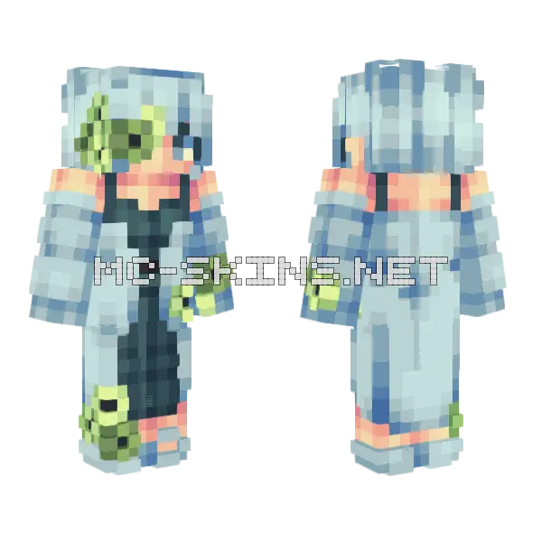 Moongazing Boy Minecraft skin, front and back