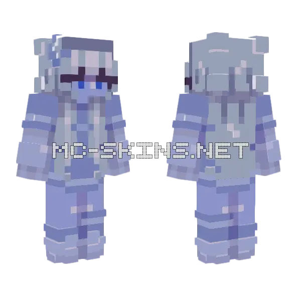 Moonlight Boy Minecraft skin, front and back