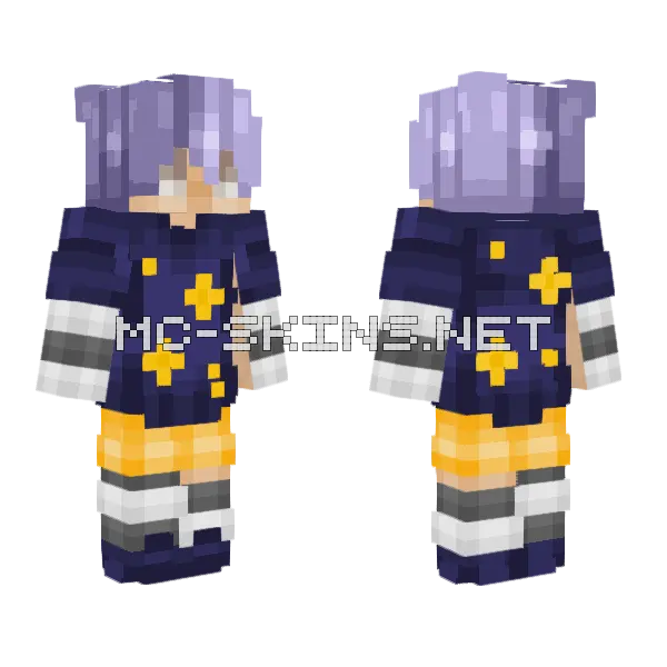 Moonlight Ce Minecraft skin, front and back