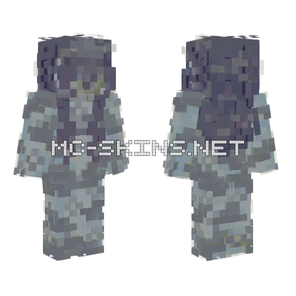 Moonlight Dance Outfit Minecraft skin, front and back