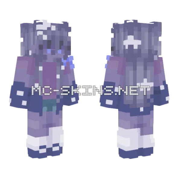 Moonlit Rce Minecraft skin, front and back