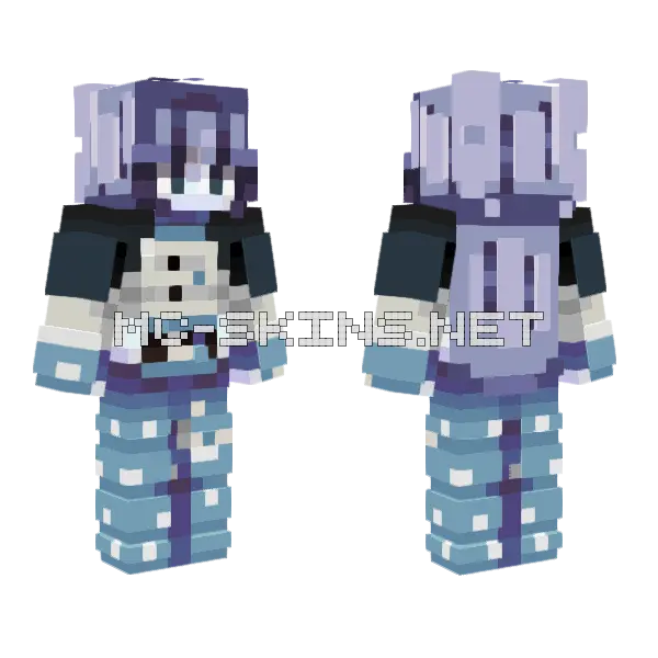 Moonraker B Day Skin Minecraft skin, front and back
