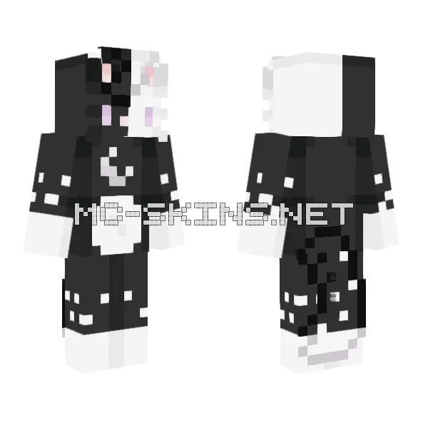 Moonwing Outfit, front and back
