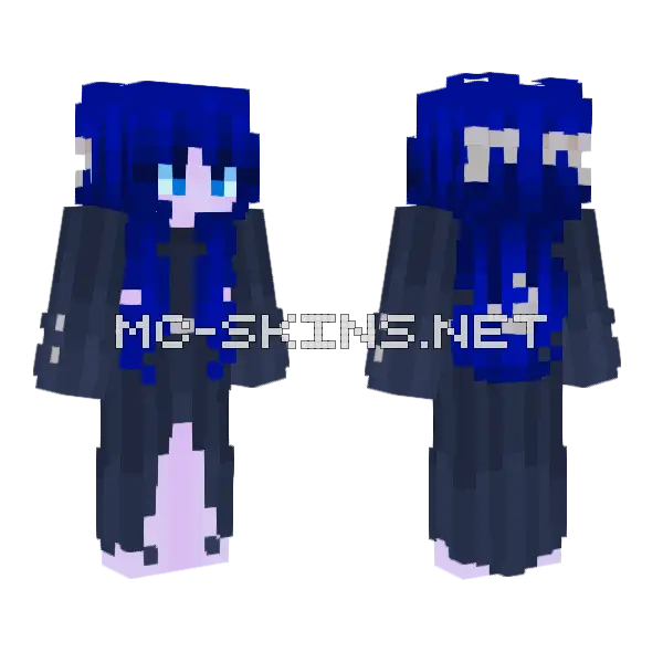 Moooon Minecraft skin, front and back