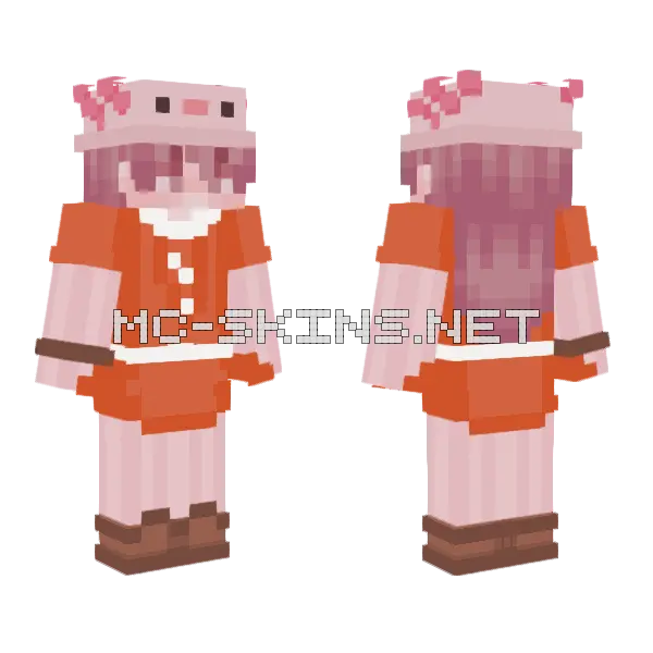 Mooresa Rivera 2 Minecraft skin, front and back