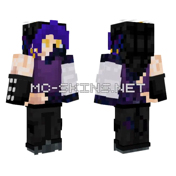 More Detail Minecraft skin, front and back