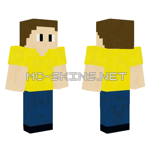Morty Skin Minecraft skin, front and back