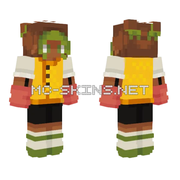 Mosquito Repellent Pce Minecraft skin, front and back